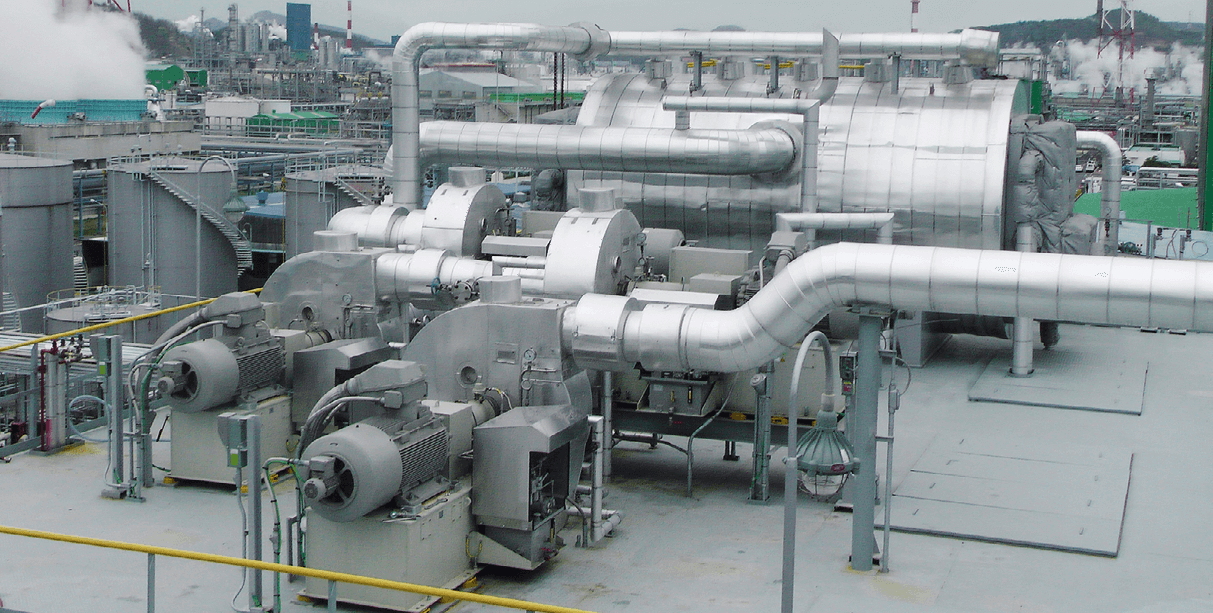 Verdampfer-in-Industriewärmepumpe